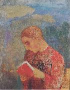 Odilon Redon Elsass oder Lesender Monch Spain oil painting artist